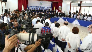 Inicia diálogo nacional para la paz en Nicaragua