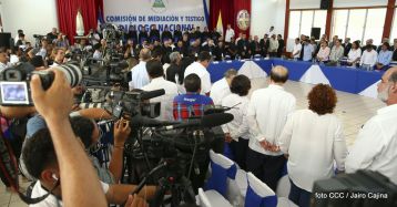 Inicia diálogo nacional para la paz en Nicaragua