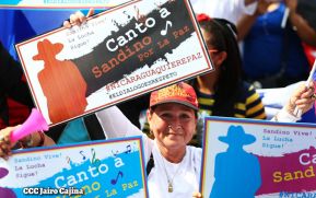 Canto a Sandino por la Paz en el 123 Aniversario del Nacimiento del General de Hombres Libres