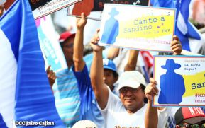Canto a Sandino por la Paz en el 123 Aniversario del Nacimiento del General de Hombres Libres