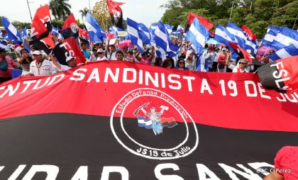 Canto a Sandino por la Paz en el 123 Aniversario del Nacimiento del General de Hombres Libres