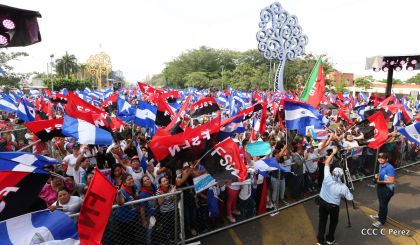 Canto a Sandino por la Paz en el 123 Aniversario del Nacimiento del General de Hombres Libres