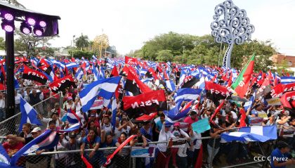 Canto a Sandino por la Paz en el 123 Aniversario del Nacimiento del General de Hombres Libres