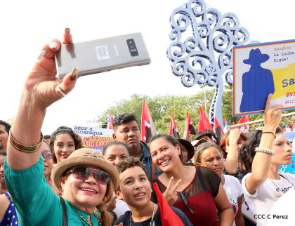 Canto a Sandino por la Paz en el 123 Aniversario del Nacimiento del General de Hombres Libres