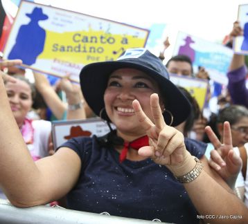 Canto a Sandino por la Paz en el 123 Aniversario del Nacimiento del General de Hombres Libres