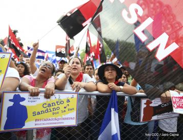 Canto a Sandino por la Paz en el 123 Aniversario del Nacimiento del General de Hombres Libres