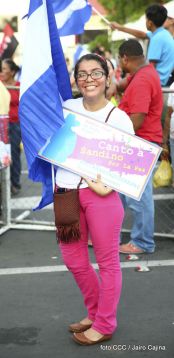 Canto a Sandino por la Paz en el 123 Aniversario del Nacimiento del General de Hombres Libres