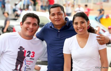 Canto a Sandino por la Paz en el 123 Aniversario del Nacimiento del General de Hombres Libres
