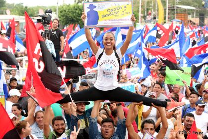 Canto a Sandino por la Paz en el 123 Aniversario del Nacimiento del General de Hombres Libres