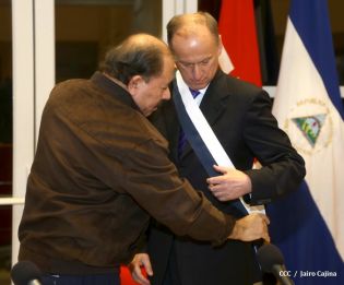 Presidente Daniel sostiene encuentro con delegación de la Federación Rusa