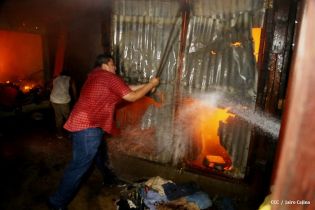 Incendio en el Mercado Oriental