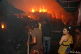 Incendio en el Mercado Oriental
