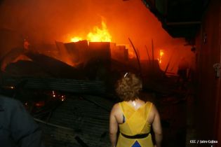 Incendio en el Mercado Oriental