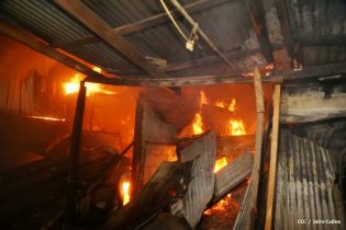 Incendio en el Mercado Oriental