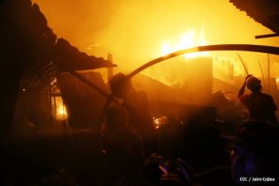 Incendio en el Mercado Oriental