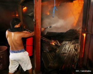 Incendio en el Mercado Oriental