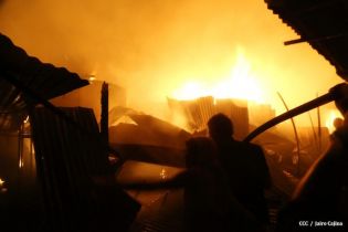 Incendio en el Mercado Oriental