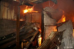 Incendio en el Mercado Oriental