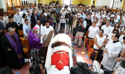 El último adiós al Cardenal de la Paz, Miguel Obando y Bravo