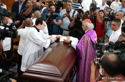 El último adiós al Cardenal de la Paz, Miguel Obando y Bravo