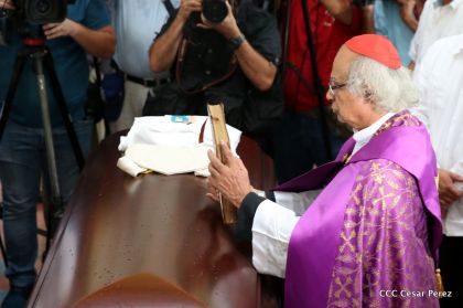 El último adiós al Cardenal de la Paz, Miguel Obando y Bravo