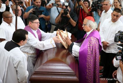 El último adiós al Cardenal de la Paz, Miguel Obando y Bravo