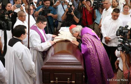 El último adiós al Cardenal de la Paz, Miguel Obando y Bravo