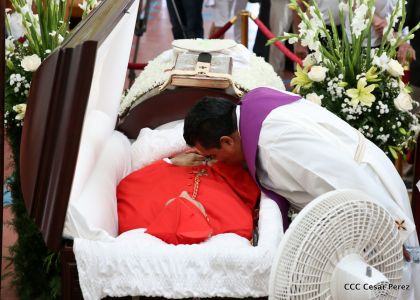 El último adiós al Cardenal de la Paz, Miguel Obando y Bravo