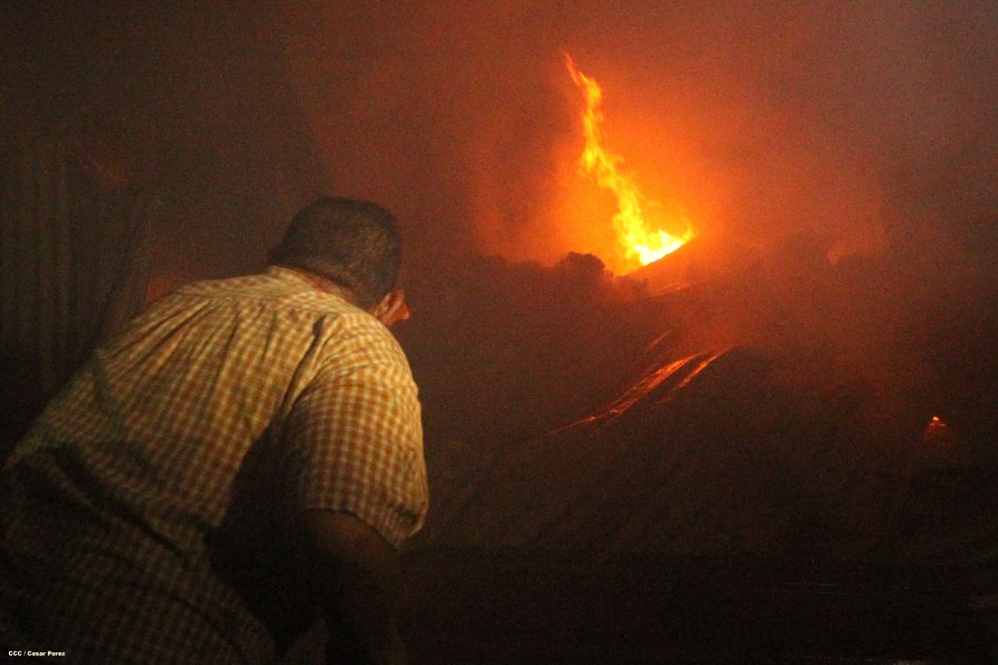 Incendio en el Mercado Oriental