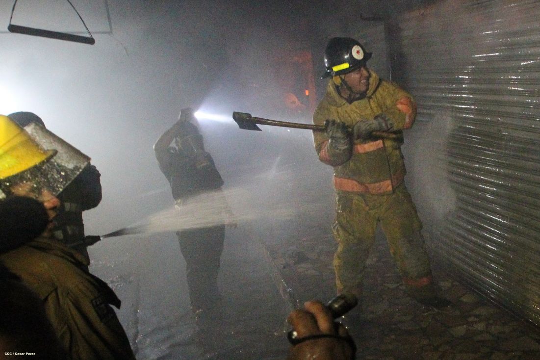 Incendio en el Mercado Oriental