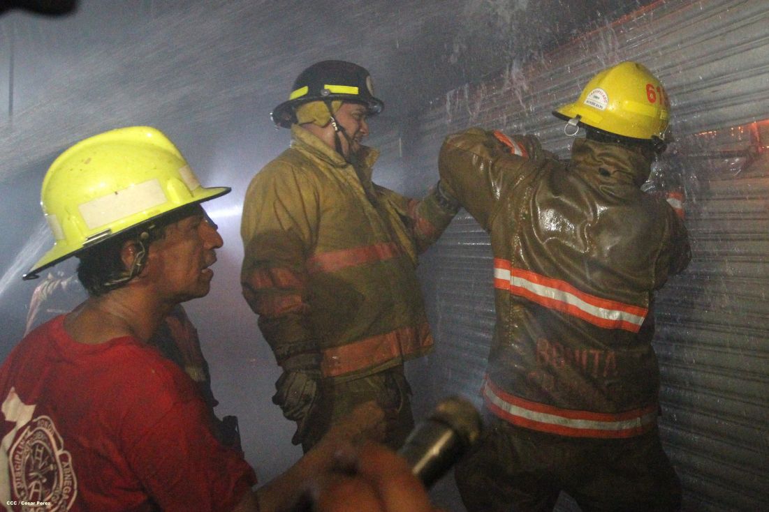 Incendio en el Mercado Oriental