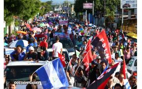 Miles caminaron por la Paz en Nicaragua