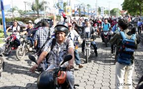 Miles caminaron por la Paz en Nicaragua