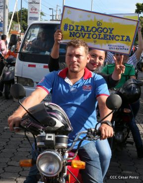 Miles caminaron por la Paz en Nicaragua