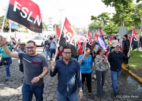 Miles caminaron por la Paz en Nicaragua
