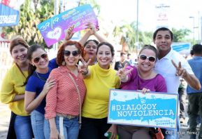 Miles caminaron por la Paz en Nicaragua