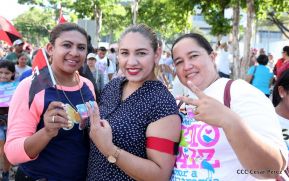 Miles caminaron por la Paz en Nicaragua