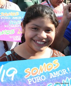 Miles caminaron por la Paz en Nicaragua