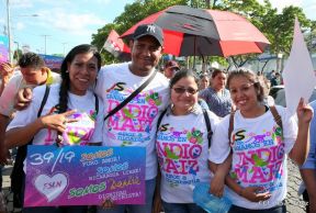 Miles caminaron por la Paz en Nicaragua