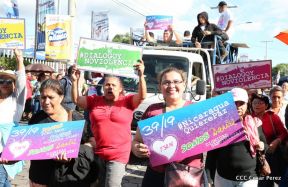 Miles caminaron por la Paz en Nicaragua