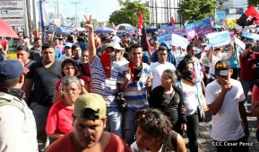 Miles caminaron por la Paz en Nicaragua