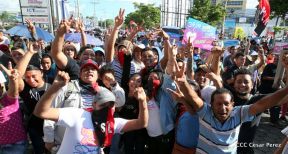 Miles caminaron por la Paz en Nicaragua