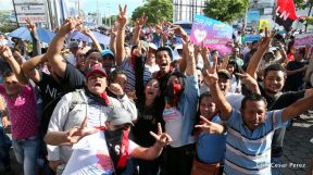 Miles caminaron por la Paz en Nicaragua