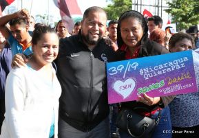 Miles caminaron por la Paz en Nicaragua