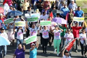 Miles caminaron por la Paz en Nicaragua