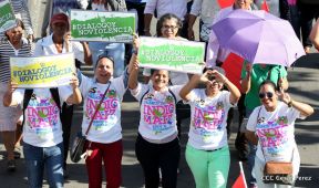 Miles caminaron por la Paz en Nicaragua