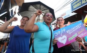 Miles caminaron por la Paz en Nicaragua