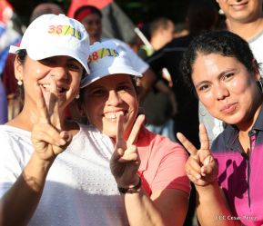 Miles caminaron por la Paz en Nicaragua