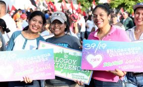 Miles caminaron por la Paz en Nicaragua