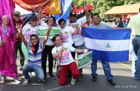 Miles caminaron por la Paz en Nicaragua
